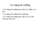 Các dạng thị trường