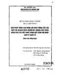 Giải pháp nâng cao năng lực hoạt động của hiệp hội ngành hàng nhằm đẩy mạnh xuất khẩu hàng hóa của Việt Nam trong bối cảnh hội nhập kinh tế quốc tế