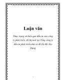 Luận văn: Thực trạng và hiệu quả đầu tư của công ty phát triển đô thị mới tại Tổng công ty đầu tư phát triển nhà và đô thị-Bộ Xây Dựng