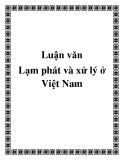 Luận văn: Lạm phát và xử lý ở Việt Nam