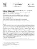 Báo cáo khoa học " In vitro cytostatic and immunomodulatory properties of the medicinal mushroom Lentinula edodes "
