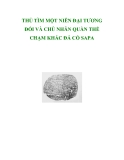 THỦ TÌM MỘT NIÊN ĐẠI TƯƠNG ĐỐI VÀ CHỦ NHÂN QUẦN THỂ CHẠM KHẮC ĐÁ CỔ SAPA