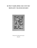 ĐI TÌM Ý NGHĨA HÌNH ẢNH CUỐN THƯ TRONG BỨC TRANH ĐÁNH GHEN