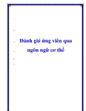 Đánh giá ứng viên qua ngôn ngữ cơ thể