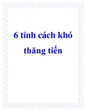 6 tính cách khó thăng tiến