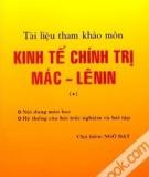 Hướng dẫn ôn thi Kinh tế chính trị Mác - Lênin - PTS Nguyễn Văn Hảo