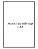 Nhận mặt các chiến thuật M&A