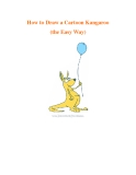 How to Draw a Cartoon Kangaroo (the Easy Way) 