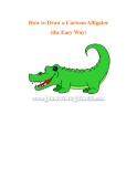 How to Draw a Cartoon Alligator (the Easy Way) 