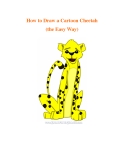 How to Draw a Cartoon Cheetah (the Easy Way) 