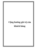 Cộng hưởng giá trị của khách hàng