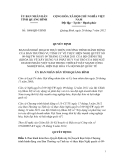 Quy định Số: 1686/QĐ-UBND BAN HÀNH KẾ HOẠCH THỰC HIỆN CHƯƠNG TRÌNH HÀNH ĐỘNG CỦA BAN THƯỜNG VỤ TỈNH ỦY VỀ THỰC HIỆN NGHỊ QUYẾT SỐ 09-NQ/TW NGÀY 09 THÁNG 12 NĂM 2011 CỦA BỘ CHÍNH TRỊ (KHÓA XI) VỀ XÂY DỰNG VÀ PHÁT HUY VAI TRÒ CỦA ĐỘI NGŨ DOANH NHÂN VIỆT NAM TRONG THỜI KỲ ĐẨY MẠNH CÔNG NGHIỆP HÓA, HIỆN ĐẠI HÓA VÀ HỘI NHẬP QUỐC TẾ