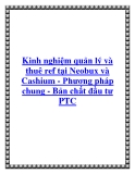 Kinh nghiệm quản lý và thuê ref tại Neobux và Cashium