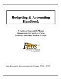 Handbook of Budgeting and Accounting...