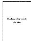 Bán hàng bằng website của mình