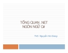 Tổng quan về .net - ngôn ngữ C # part 1