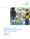 The Links Between the Neighborhood Food Environment and Childhood Nutrition