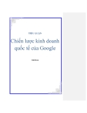 Đề tài:  Chiến lược kinh doanh quốc tế của Google