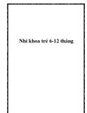 Nhi khoa trẻ 6-12 tháng