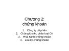 Bài giảng:Thị trường chứng khoán-Chương 2