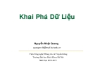 Khai Phá Dữ Liệu-Phát hiện các luật kết hợp