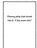 Phương pháp kinh doanh tâm lý “Chín mươi chín”