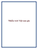 Nhiều web Việt oan gia