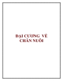 ĐẠI CƯƠNG VỀ CHĂN NUÔI