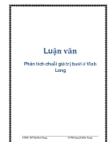 Luận văn: Phân tích chuỗi giá trị bưởi ở Vĩnh Long