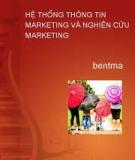 HỆ THỐNG THÔNG TIN MARKETING VÀ NGHIÊN CỨU MARKETING TRONG KINH DOANH