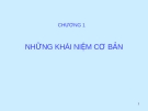 TRUYỀN ĐỘNG ĐIỆN - CHƯƠNG 1 NHỮNG KHÁI NIỆM CƠ BẢN