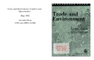 Trade and Environment: Conflicts and Opportunities