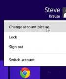 Hướng dẫn thay đổi ảnh đại diện trên Windows 8