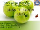 Đề Tài:  Chiến lược marketing cho sản phẩm trà bát bảo