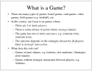 Lectures Note on Game Theory