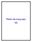 Thuốc cần trong ngày Tết