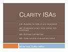 CLARITY ISAS