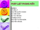 PHÁP LuẬT PHONG KiẾN