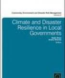 CLIMATE AND DISASTER RESILIENCE IN CITIES