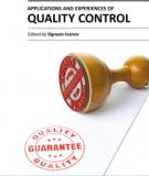 APPLICATIONS AND EXPERIENCES OF QUALITY CONTROL