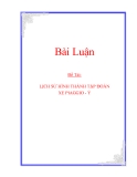 Bài Luận:  LỊCH SỬ HÌNH THÀNH TẬP ĐOÀN XE PIAGGIO - Ý