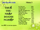 THUẾ THU NHẬP DOANH NGHIỆP - Ths Đỗ Hữu Nghiêm