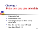 Chương 3  Phân tích báo cáo tài chính