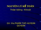 NGUYÊN LÝ KẾ TOÁN