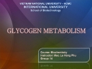 GLYCOGEN METABOLISM