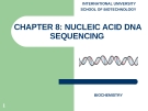 CHAPTER 8: NUCLEIC ACID DNA SEQUENCING