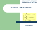 CHAPTER 5. LIPID METABOLISM