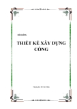 BÀI GIẢNG: THIẾT KẾ XÂY DỰNG CỐNG