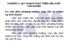 Bài giảng phần 2: Nội dung quy hoạch lâm nghiệp - Chương 5. Quy hoạch phát triển sản xuất lâm nghiệp - ThS. Vi Việt Đức