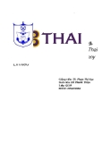 tìm hiểu về công ty hàng không THAI AIRLINE